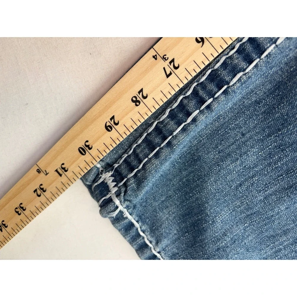 True Religion Billy Super T Straight Leg Jeans Blue Medium Wash Made in USA 30